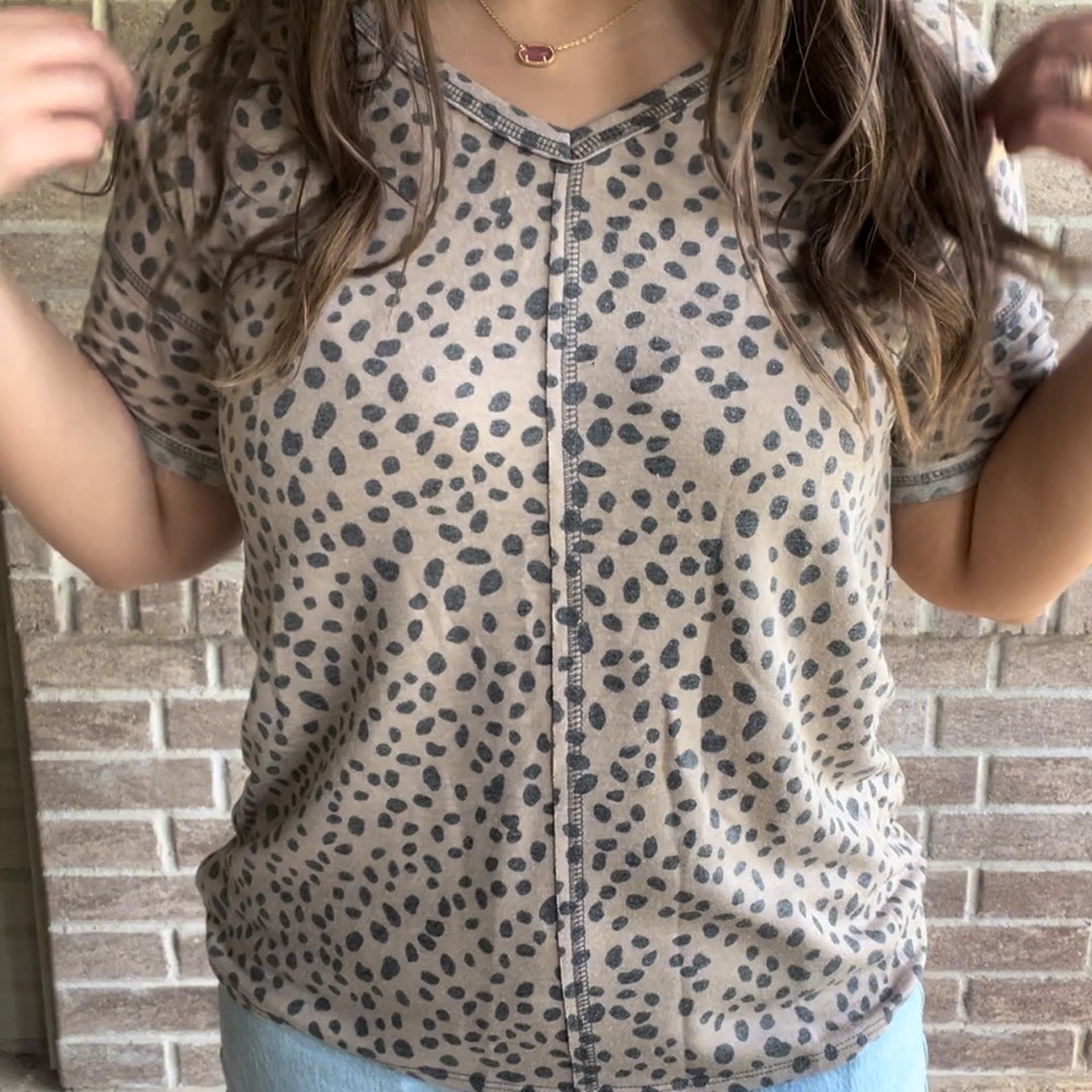 Leopard print shirt